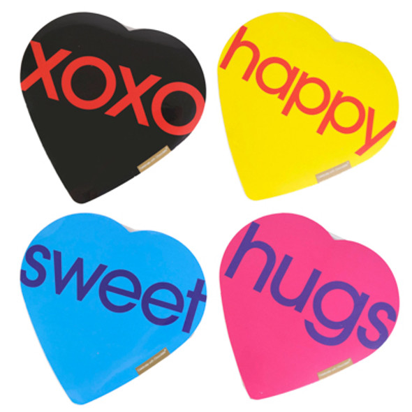 VALENTINE VIBES HEART CHOCOLATE CANDY 2.0 OZ IN COUNTER DISPLAY