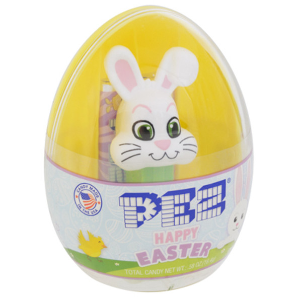 PEZ EASTER EGGS WITH MINI DISPENSER 3 ASSORTED WITH 2 ROLLS CANDY IN COUNTER DISPLAY