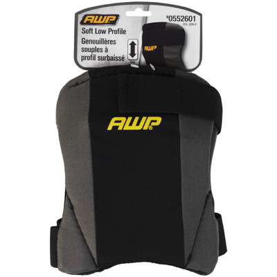 KNEE PADS SOFT LOW PROFILE FABRIS CAP POLYESTER ENGLISH/FRENCH PACKAGING AWP (13.98)