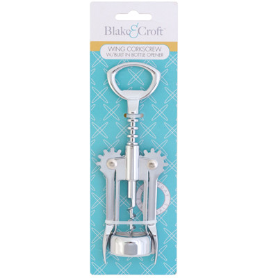 WING CORKSCREW ZINC ALLOY 6.5IN L B&C TCD