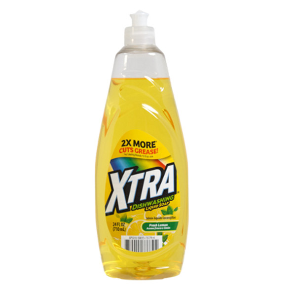 DISH DETERGENT LIQUID 24OZ FRESH LEMON YELLOW XTRA