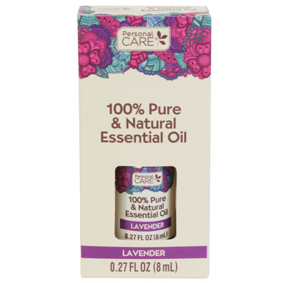 ESSENTIAL OIL LAVENDER .27OZ BOXED PERSONAL CARE 12PC PDQ