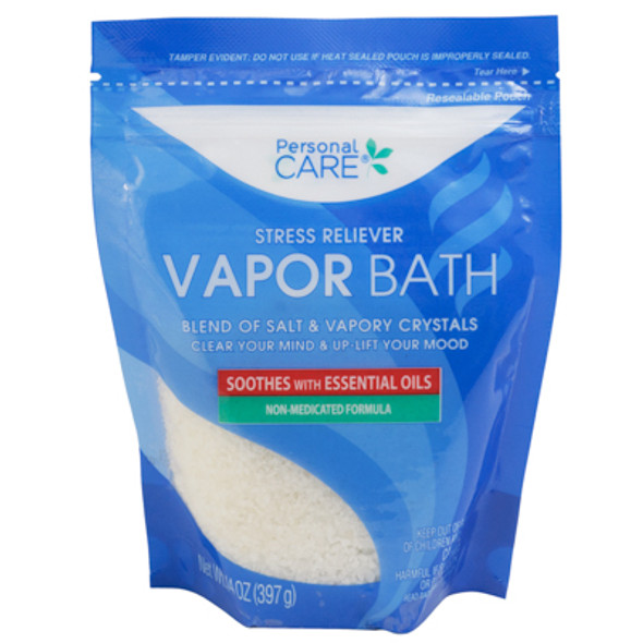 VAPOR BATH CRYSTALS 14OZ BAG STRESS RELIEVER PERSONAL CARE