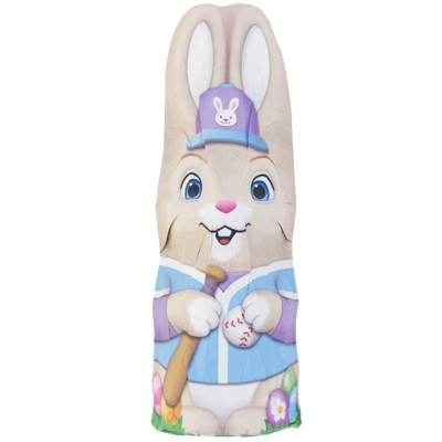 E-STAR BUNNIES CHOCOLATE FLAVOR 6 OZ FOIL WRAPPED IN COUNTER DISPLAY