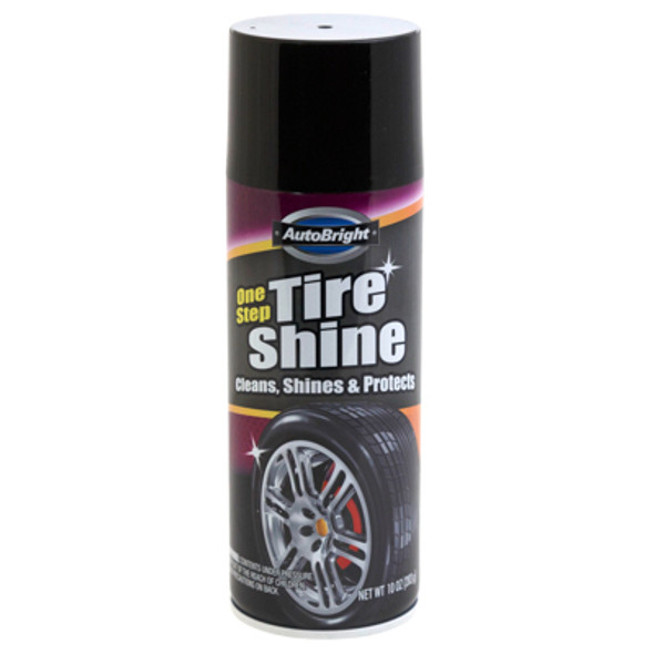 TIRE SHINE CLEANER 10OZ AEROSOL AUTO BRIGHT TIRE SHINE CLEANER 10OZ AEROSOL AUTO BRIGHT