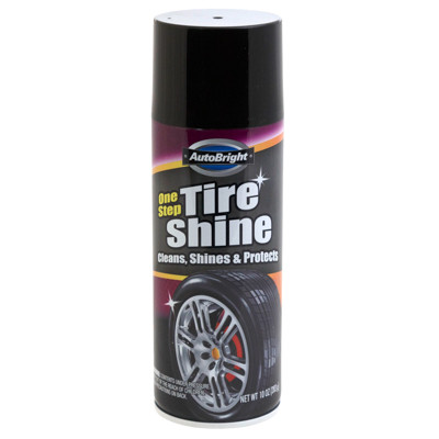TIRE SHINE CLEANER 10OZ AEROSOL AUTO BRIGHT