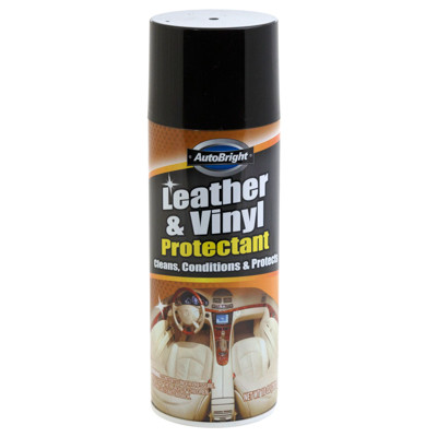 LEATHER & VINYL PROTECTANT 10OZ AEROSOL AUTO BRIGHT