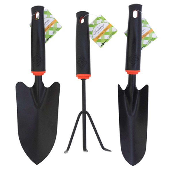 GARDEN TOOL 3 ASST METAL W/ PVC HANDLE 10.5IN CLAW/ GARDEN HT