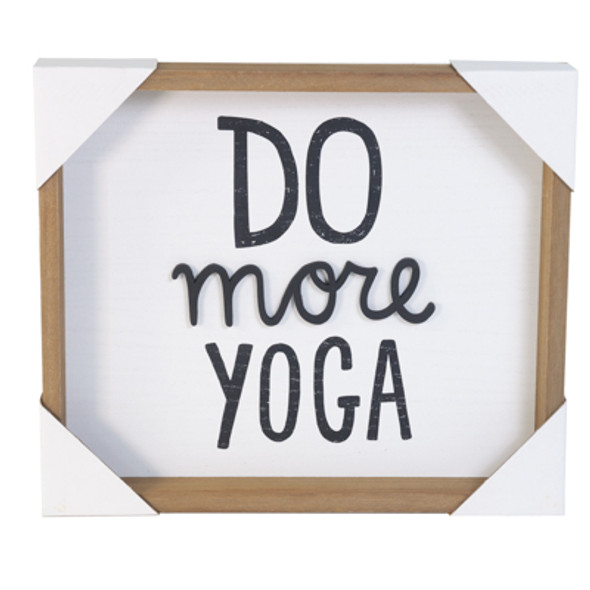 WALL DECOR 14X12 DO MORE YOGA 3D WALL DECOR 14X12 DO MORE YOGA 3D