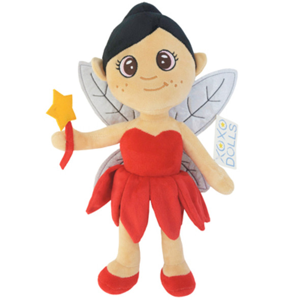 PLUSH 14IN FAIRY DOLL XOXO RED DRESS TINA *12.00*