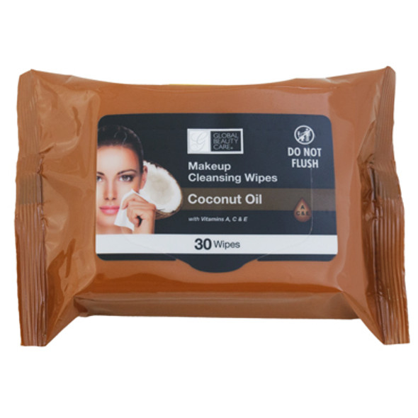 FACIAL WIPES 30CT COCONUT MAKE UP CLEANSING GBC NO ONLINE SALES MAP PRICING