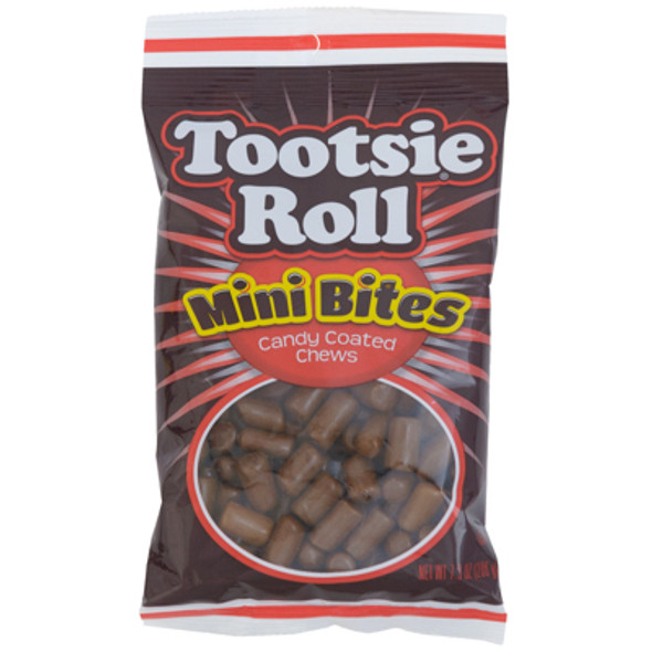 TOOTSIE ROLL MINI BITES PEG BAG 7.3 OZ