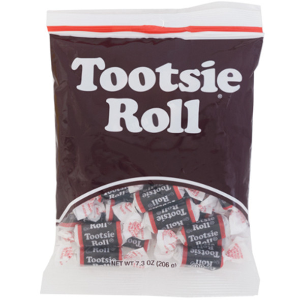 TOOTSIE ROLL PEG BAG 7.3 OZ TOOTSIE ROLL PEG BAG 7.3 OZ