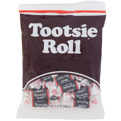 TOOTSIE ROLL PEG BAG 7.3 OZ