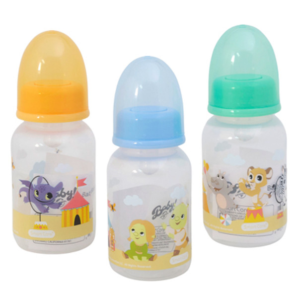 BABY BOTTLE 5OZ  3ASSORTED SHREK/MADAGASCAR/HOW TO TRAIN YOUR DRAGON 12PC PDQ SMART CARE UNIVERSAL BABY