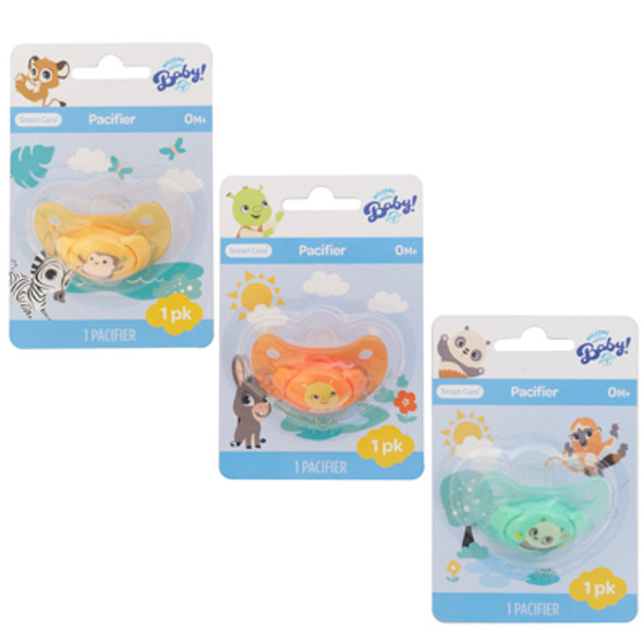 BABY PACIFIER 3ASSORTED KUNG FU PANDA/SHREK/MADAGASCAR SMART CARE UNIVERSAL BABY