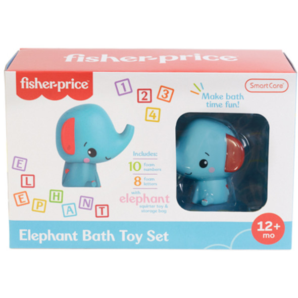 FISHER PRICE BATH TOY SET ELEPHANT