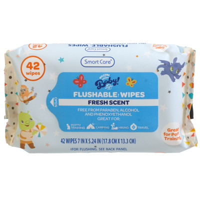 WIPES FLUSHABLE 42CT FRESH SCENT UNIVERSAL BABY