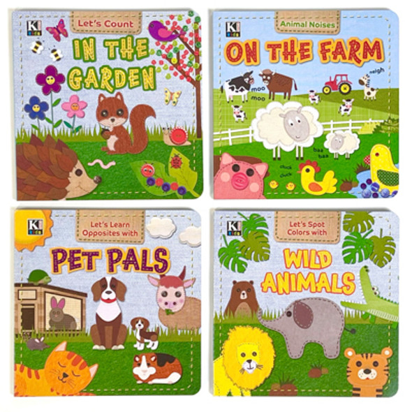 LET'S LEARN BOARD BOOKS 24-PC 4-TITLES COUNTER DISPLAY LET'S LEARN BOARD BOOKS 24-PC 4-TITLES COUNTER DISPLAY