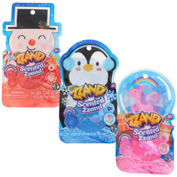 SCENTED PLAY ZZAND 2 OZ 1 MOLD 3 ASSORTED