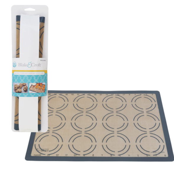 SILICONE COOKIE SHEET LINER MAT 16.5 X 11.6 SLEEVE CARD