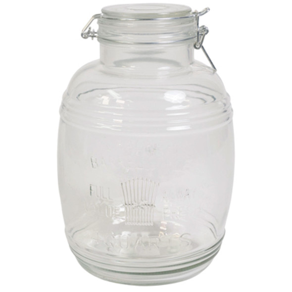 CANISTER 142OZ W/HERMETIC LID 10.5IN ASBURY COOKIES FLOUR SUGAR EMBOSSED
