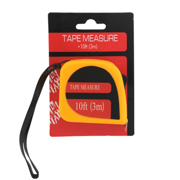 TAPE MEASURE 10FT RETRACTABLE HARDWARE TCD TAPE MEASURE 10FT RETRACTABLE HARDWARE TCD