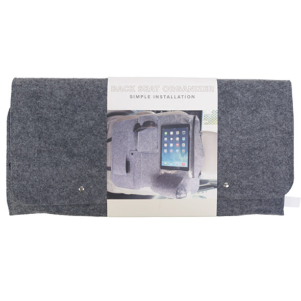 BACK SEAT ORGANIZER GRAY PP $5.00