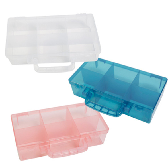 SNACK BOX 3 ASSORTED COLORS 8-1/4 X 4 X 2-1/4 PP $1.00