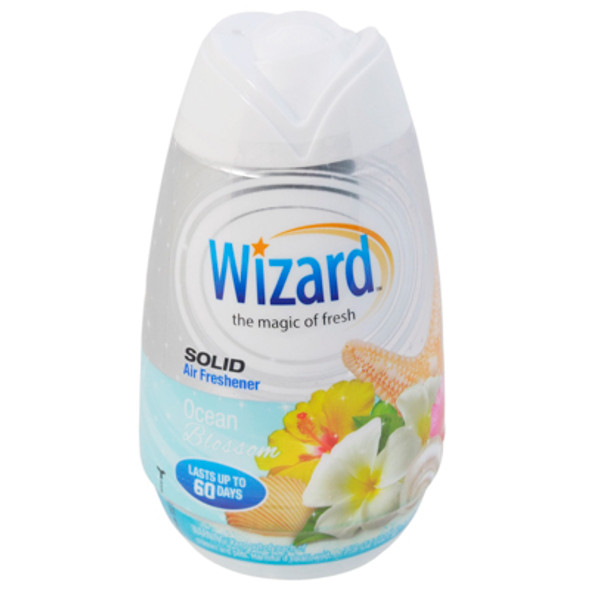 AIR FRESHENER 7.8OZ SOLID ADJUSTABLE WIZARD OCEAN BLOSSOM AIR FRESHENER 7.8OZ SOLID ADJUSTABLE WIZARD OCEAN BLOSSOM