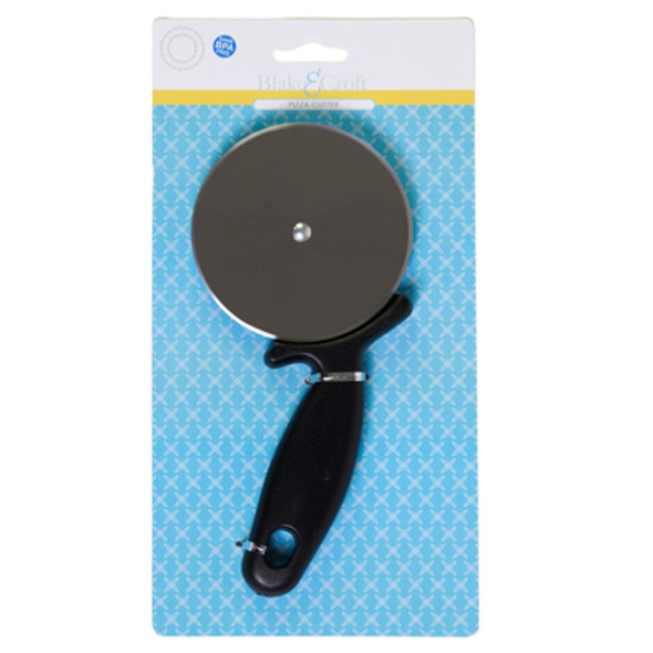 PIZZA CUTTER S/S WHEEL W/ PLASTIC HANDLE 8.4 X 3.9IN B & C BLC
