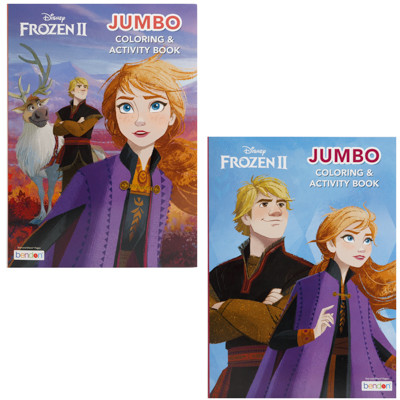 COLORING BOOK FROZEN 2 2AST IN 24PC DISPLAY BOX SELL IN USA ONLY