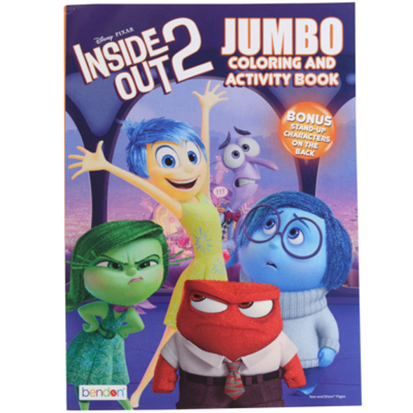 COLORING BOOK INSIDE OUT 2 IN 24PC DISPLAY BOX COLORING BOOK INSIDE OUT 2 IN 24PC DISPLAY BOX