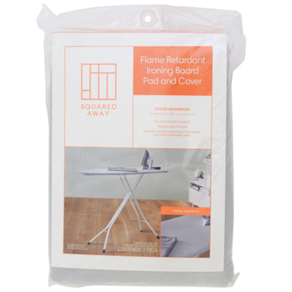 IRONING BOARD PAD & COVER 15X54 OYSTER MUSHROOM