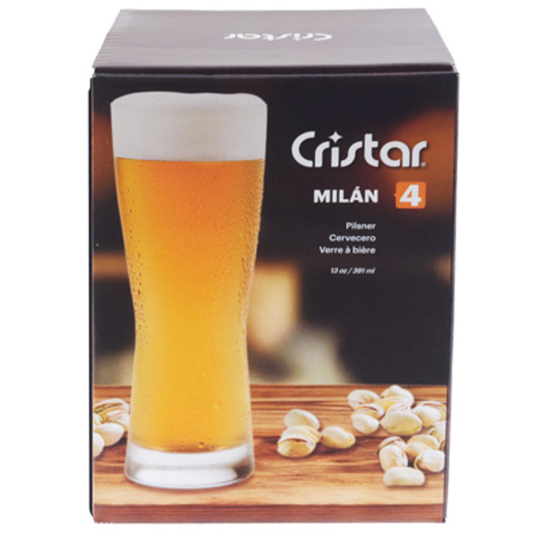 PILSNER 13OZ 4PC SET MILAN PILSNER 13OZ 4PC SET MILAN