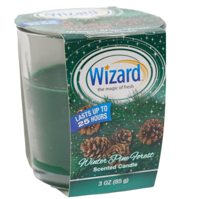 CANDLE 3OZ WINTER PINE FOREST WIZARD