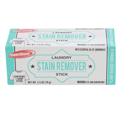 LAUNDRY STAIN REMOVER STICK 2.5OZ BOXED POWERHOUSE