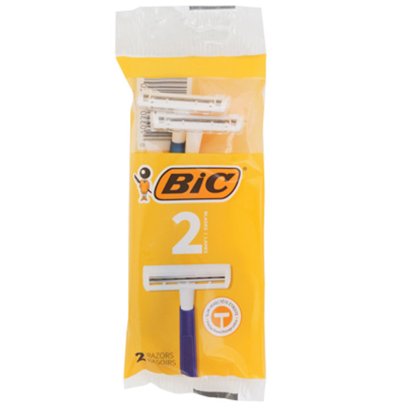 BIC RAZOR BLADES 2PK TWIN BLADE BILINGUAL PEGGABLE