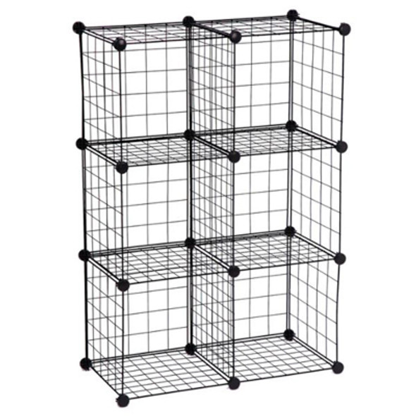 RTA STORAGE CUBE 29X14.5X43 6COMPARTMENT COLOR LABEL (27.87)