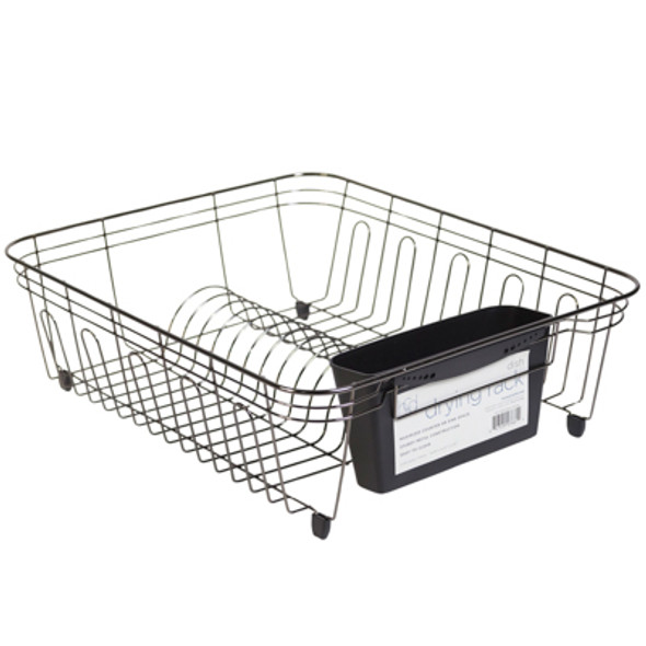 DRYING RACK 14.18X14.52X5.36 BLACK CHROME COLOR LABEL (7.41) DRYING RACK 14.18X14.52X5.36 BLACK CHROME COLOR LABEL (7.41)