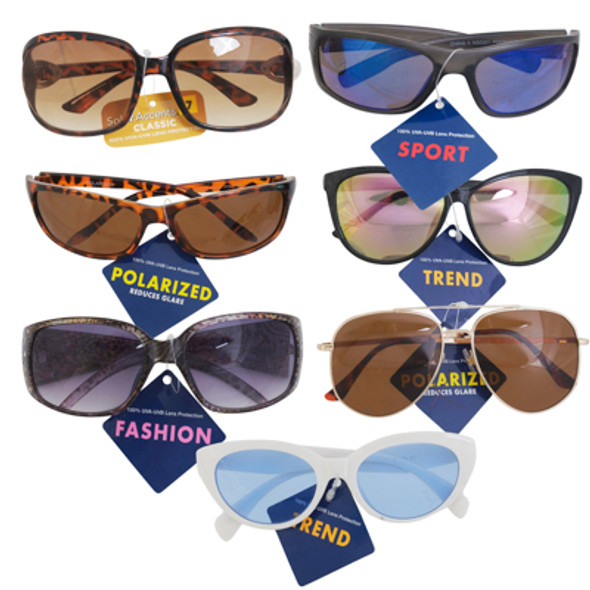 TREND ADULT SUNGLASSES VARIOUS ASSORTED STYLES