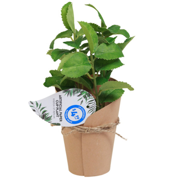 ARTIFICIAL PAPER CUT PLANT 8.6 INCH (H) PP $4.99