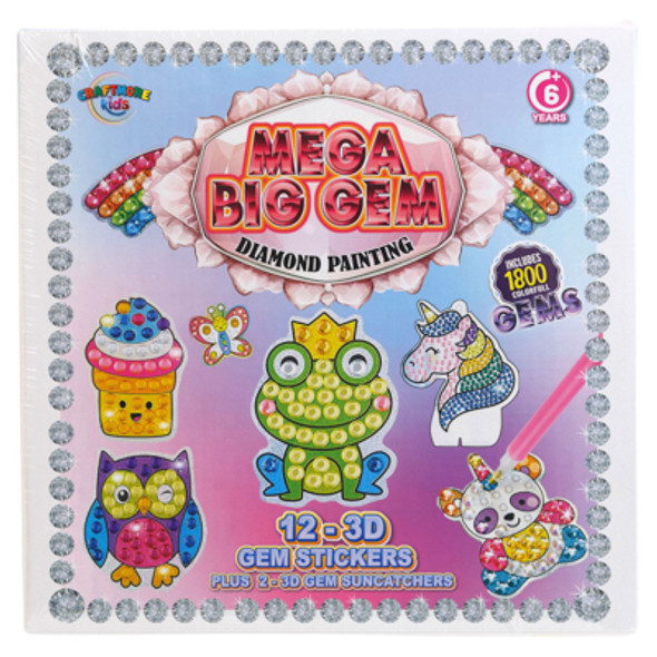 MEGA BIG GEM DIAMOND PAINTING KIT - NO ONLINE SALES