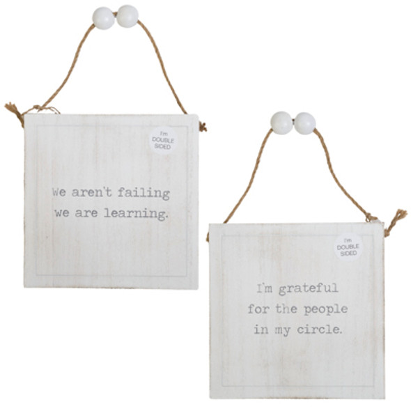 WALL ART 7X7X1.5 PEOPLE/LEARNING REVERSIBLE WHITE/BLACK WOOD (6.00) WALL ART 7X7X1.5 PEOPLE/LEARNING REVERSIBLE WHITE/BLACK WOOD (6.00)