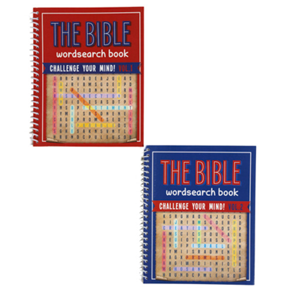 BIBLE PUZZLE BOOKS SPIRAL BOUND 80 PG