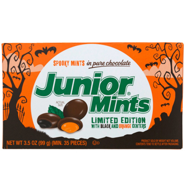 JUNIOR MINTS HALLOWEEN 3.5 OZ BOX IN COUNTER DISPLAY JUNIOR MINTS HALLOWEEN 3.5 OZ BOX IN COUNTER DISPLAY
