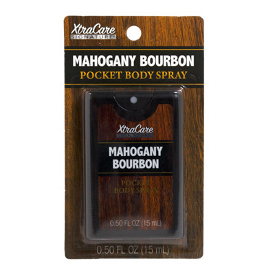 BODY MIST .5OZ POCKET MAHOGANY BOURBON 4- 6 PC DISPLAY BOX