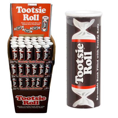 TOOTSIE ROLL BANK 5.7 OZ FLOOR DISPLAY