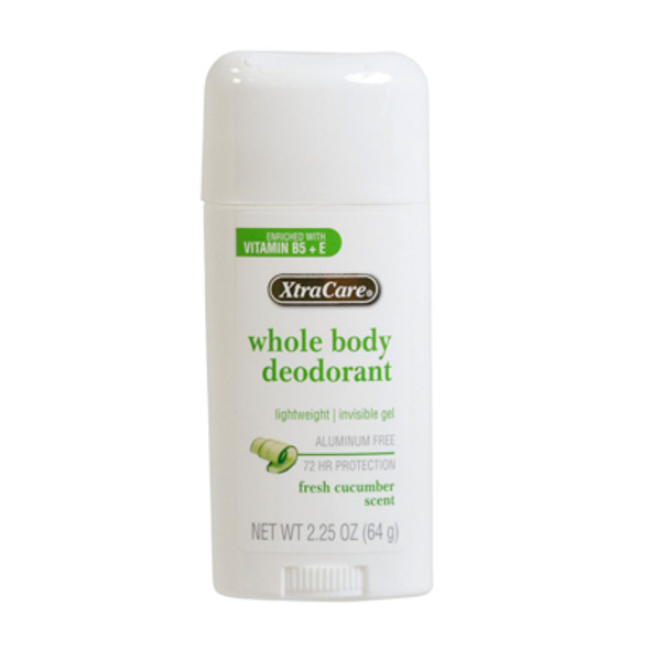 WHOLE BODY DEODORANT STICK 2.25OZ FRESH CUCUMBER W/VITAMIN B5+E XTRACARE