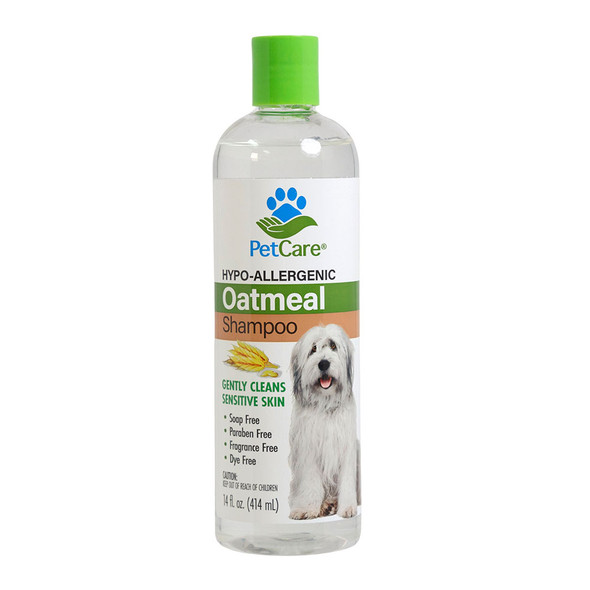 PET SHAMPOO 14OZ OATMEAL HYPO-ALLERGENIC PETCARE